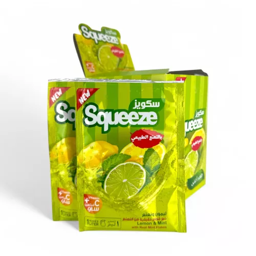 squeeze Squeeze Lemon & Mint 6x12pcs (7804)
