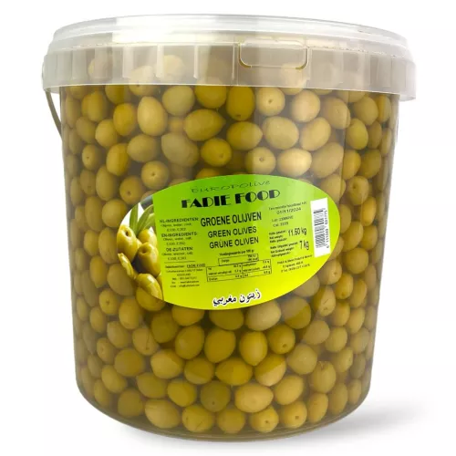 Fadie Food Green Pitted Olives 11.5kg